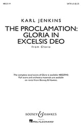 The Proclamation: Gloria in Excelsis Deo SATB choral sheet music cover